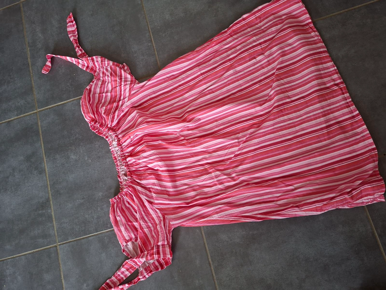 Blusa de hombros descubiertos / vestido de algodón veraniego para salidas – photo 4
